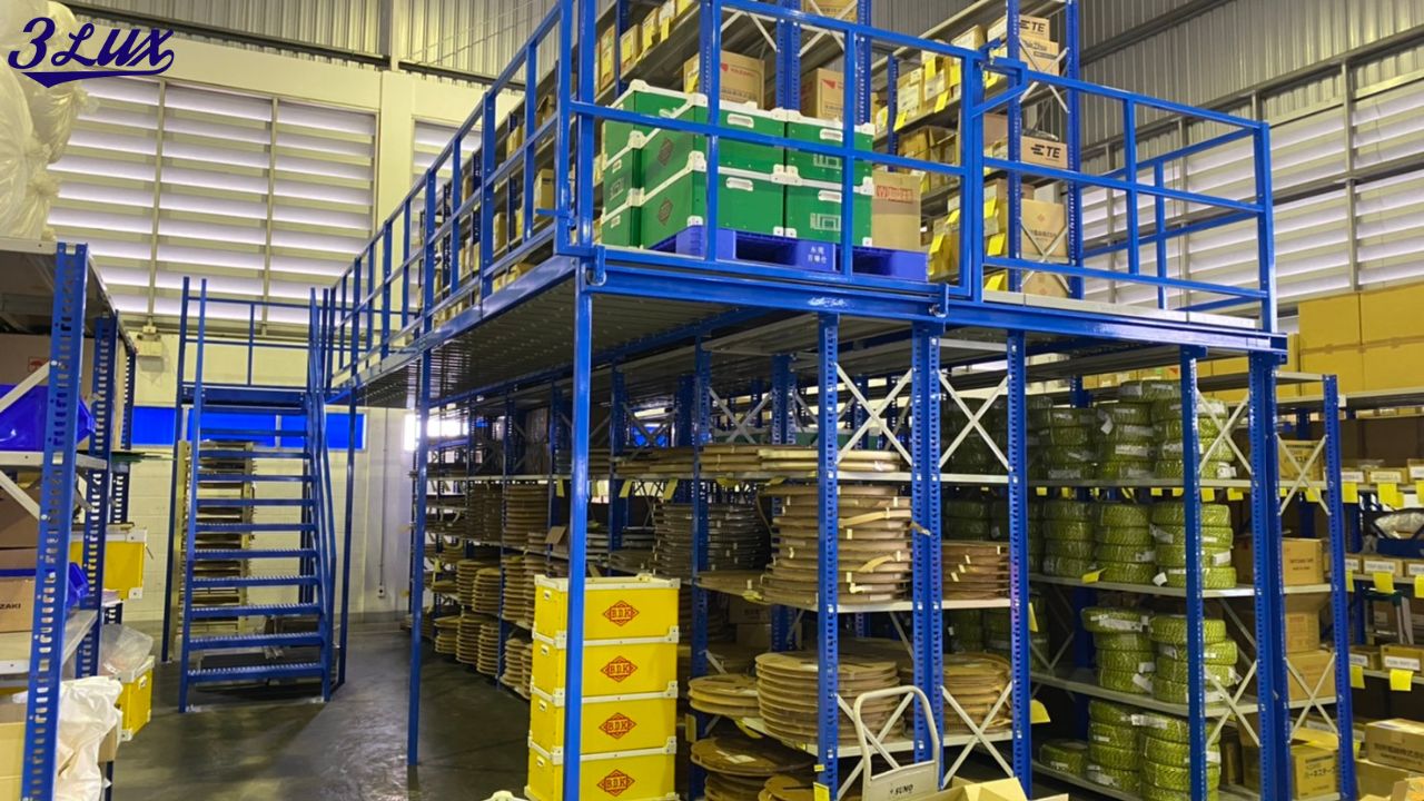 Micro rack support Mezzanine floor